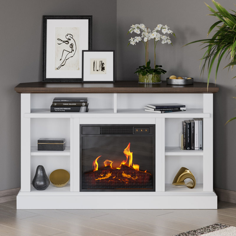 Corner fireplace tv stand 70 inch discount